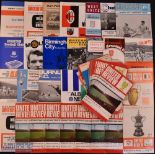 Collection of 1968/69 Manchester Utd programmes homes (1-18, 20-31) including European Cup homes;