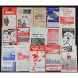 1956/57 Grimsby Town away match programmes Doncaster Rovers, Sheffield Utd, Port Vale, Rotherham