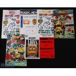 1989 British & I Lions to Australia Rugby Programmes (7): All 3 tests, plus the Anzac match and at