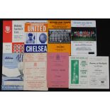 Chelsea away football programmes (9) to incl 57/58 West Bromwich Albion, 59/60 Ashford Town, 63/64