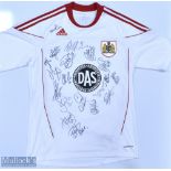 Bristol City 2010/11 (Multi-Signed) away football shirt autographed by the squad to the front,