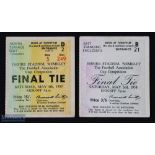 Tickets: 1957 & 1958 FAC final match tickets; good. (2)