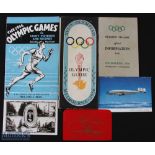 1956 Olympic Games official information handbook in the Olympic Village (52 pages), XVI Olympiad -