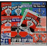 Scottish Cup final programmes to include 1961 Celtic v Dunfermline Athletic, 1962 Rangers v St.