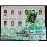 Collection of Celtic home programmes 1950/51 Aberdeen (SC), 1954/55 Falkirk (SLC), 1955/56 Queen