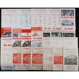 Selection of Hamilton Academicals programmes 1952/53 Albion Rovers,Rangers, 1954/55 St. Mirren (SC),