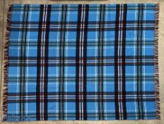 1969 Wales NZ Tour, NZ Silver Fern Blanket: Beautiful large, as new, pure new wool blanket, deep red