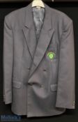Caerphilly Rugby Club Blazer, Justin Thomas: Crisp black official club issue from the 1990s/2000s