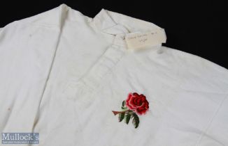 1981 Match worn England Rugby Jersey: Understood by the major collector vendor to be from 1981,