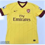 Arsenal 2010/11 (Signed) Ramsey No 16 away football shirt autographed to the rear, Premier League