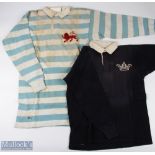 AMENDED DESCRIPTION Rare 1960s T Bedford's Varsity Rugby Match Jerseys (2): Magnificent chance to