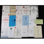 Rugby Dinner Menus, Invites, Tickets etc, Wales & Beyond (17): Fine clean collection of