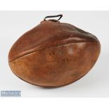 1924 All Black 'Invincibles' Signed Rugby Ball: What an object! An historic survivor almost