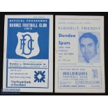 1966/67 Dundee v Tottenham Hotspur floodlit friendly 10 October 1966 (Alan Gilzean to cover), 1970/