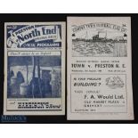 1949/50 Grimsby Town v Preston NE Div. 2 programme + return match at Preston 24 August 1949; fair