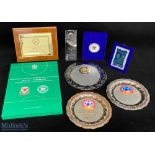 Wales FA Under 21s Football Trophies Cups, Plaques to include Bulgaria v Wales 25/03/2016 salver -
