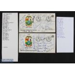1989 Signed Transvaal Rugby Union Centenary First Day Covers 'A' (2): VG covers with 44