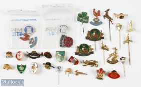 Rugby Badge Collection 'A' inc 1966 Lions (29): National rugby badges with almost no duplication and