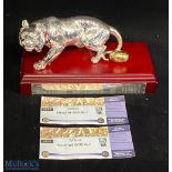 2001 Leicester Tigers ltd ed Commemorative Trophy: Struck by Lumbers Ltd to celebrate Leicester's