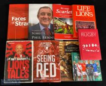 Rugby Books: Mainly Llanelli & Lions (9): Random History of Rugby, Spragg; Little Book of 6 Nations,