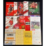 Llanelli & Scarlets Rugby Programmes (13): Some special & interesting issues, here: Llanelli v