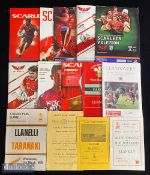 Llanelli & Scarlets Rugby Programmes (13): Some special & interesting issues, here: Llanelli v