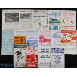 Selection of Accrington Stanley away league match programmes to include 1947/48 Rotherham Utd,