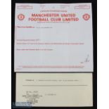 An unusual United item for auction: 1979 Manchester Utd ordinary share certificate dated 4 June