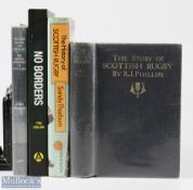 Scottish/Irish Interest Rugby Books (4): The Story of Scottish Rugby, RJ Phillips, 1925; The History