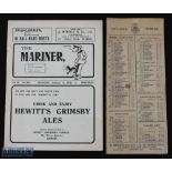 Pre-war 1937/1938 Grimsby Town v Preston NE Div. 1 New Years Day 1938 programme; also Grimsby Town