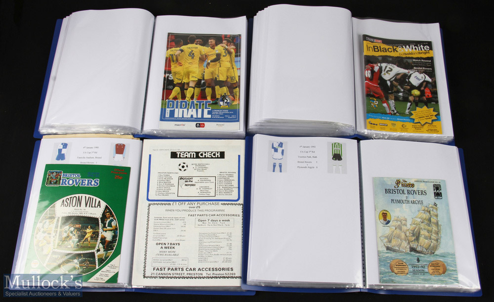 1968-2021 Bristol Rovers Football programmes 4, folders of cup matches, in good condition (box) - Image 3 of 4
