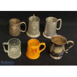 Football Tankards to include the central league winners 1968-69 Liverpool Fc P Boersma, the