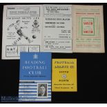 Selection of 1950s Division Three - North and South fixture football programmes (5) to include