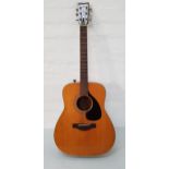 YAMAHA ELECTRIC ACCOUSTIC GUITAR model FG180, with a soft shell case
