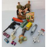 MIXED SELECTION OF TOYS including die cast vehicles from Matchbox, Corgi, Lesney, Tonka and
