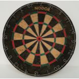 NODOR DART BOARD with wall mounting slot, 45.5cm diameter, boxed