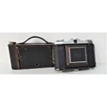 ZEISS IKON IKONTA 523/16 FOLDING CAMERA serial no. W55700, the lens marked Novar-Anastigmat,