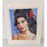 ED O'FARRELL Amy Winehouse III, limited edition print 5/200, signed, 37cm x 29cm
