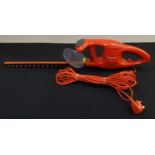 FLYMO ELECTRIC HEDGE TRIMMER the EasiCut 420 with attached power lead and a 45cm cutting blade