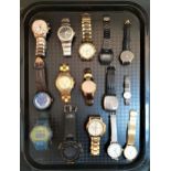 SELECTION OF LADIES AND GENTLEMEN'S WRISTWATCHES including Radley, Fossil, Fitron, Timex, Swatch,