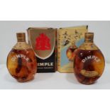 TWO BOTTLES OF HAIG DIMPLE BLENDED SCOTCH WHISKY both 26 2/3 Fl. Ozs. and 70 proof, both with