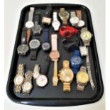 SELECTION OF LADIES AND GENTLEMEN'S WRISTWATCHES including Emporio Armani, Cluse, Guess, ice