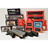 LARGE SELECTION OF HORNBY TRAINS OO gauge, including an LMS locomotive, LMS composite coach, LMS