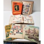 SELECTION OF STAMPS including British, Commonwealth and world stamps, contained in various albums