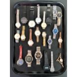 SELECTION OF LADIES AND GENTLEMEN'S WRISTWATCHES including Paul Hewitt, Accurist, Cluse, Tissot,