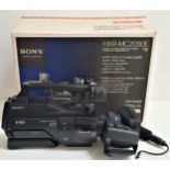 SONY DIGITAL HD VIDEO CAMERA RECORDER model HXR-MC2000E with 12x optical zoom and 160x digital zoom,