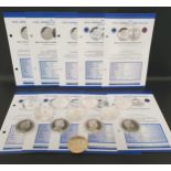 THE LONDON MINT OFFICE - THE VICE-ADMIRAL LORD NELSON SILVER PROOF COLLECTION COINS comprising