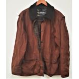 BARBOUR FONTAINBLEAU JACKET in brown, size 42