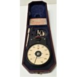 VINTAGE SMITHS HAND HELD TACHOMETER with accessories in a fitted box