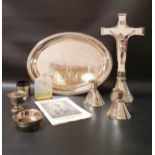 A PRIEST'S SICK CALL SET a home kit for sickness at home when unable to attend mass, comprising